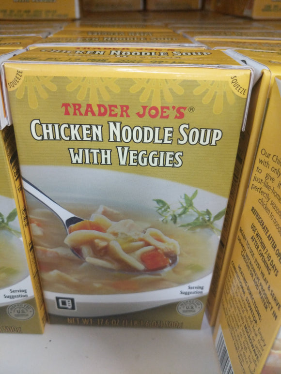 Trader Joe's Chicken Noodle Soup (w/ Veggies)