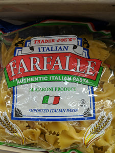 Trader Joe's Farfalle Authentic Italian Pasta