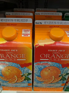 Trader Joe's 100% Pure Florida Orange Juice (No Pulp)