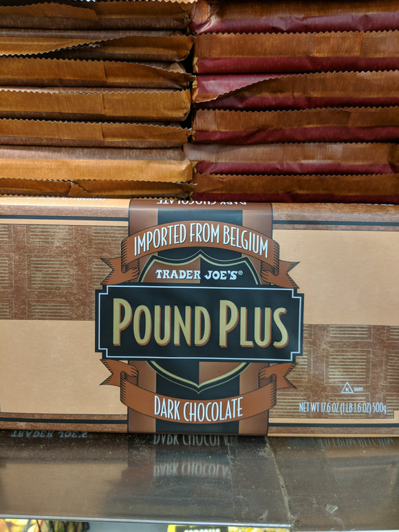 Trader Joe's Pound Plus 72% Dark Chocolate Bar