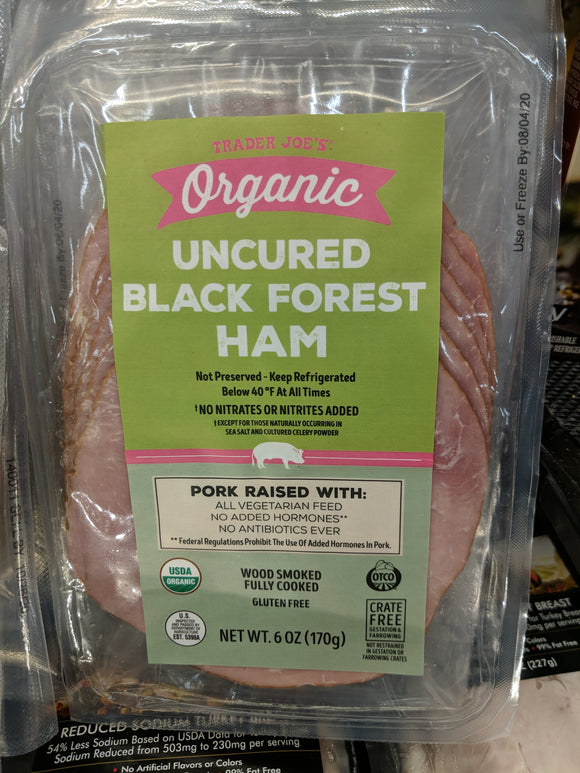 Trader Joe's Organic Uncured Black Forest Ham