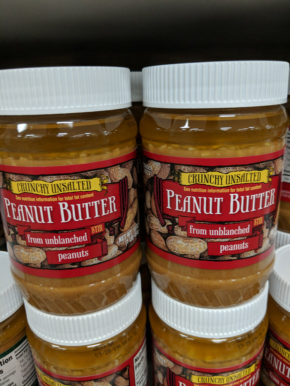 Trader Joe's Crunchy Unsalted Peanut Butter