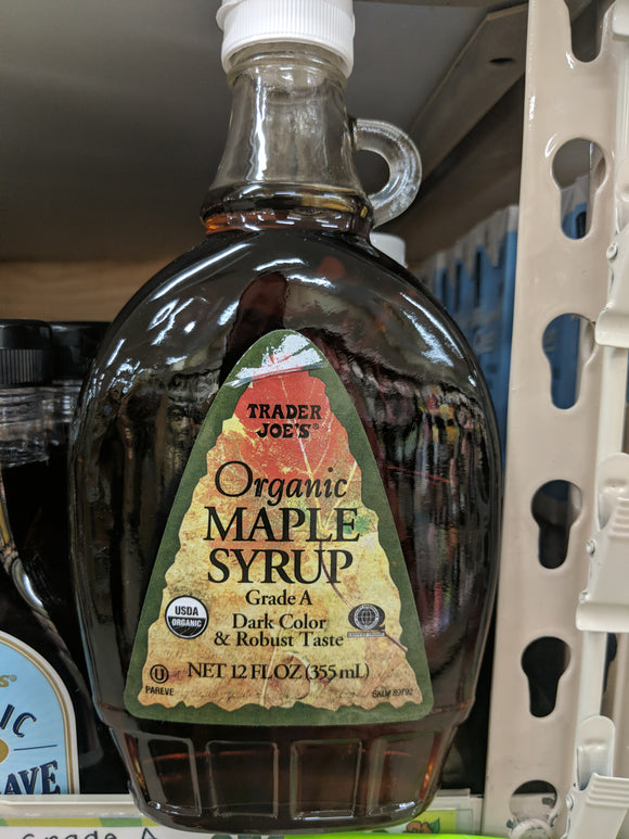 Trader Joe's Organic Maple Syrup (Dark Color)