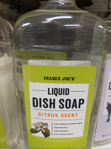 Trader Joe's Citrus Liquid Dish Soap