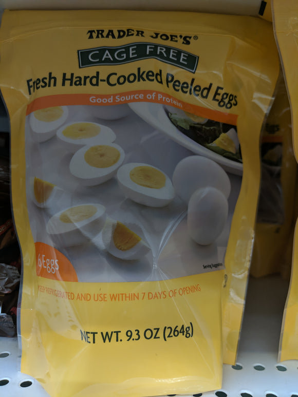 Trader Joe's Cage Free Hard Cooked Peeled Eggs (6 Count)