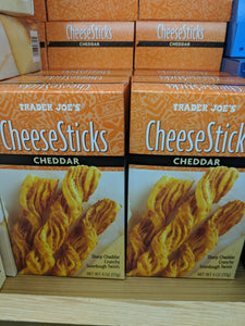 Trader Joe's Cheddar Cheese Sticks (Sharp Cheddar Sourdough Twists)