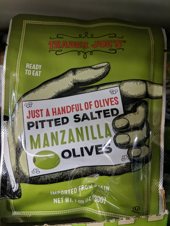 Trader Joe's Just a Handful of Pitted Salted Manzanilla Olives