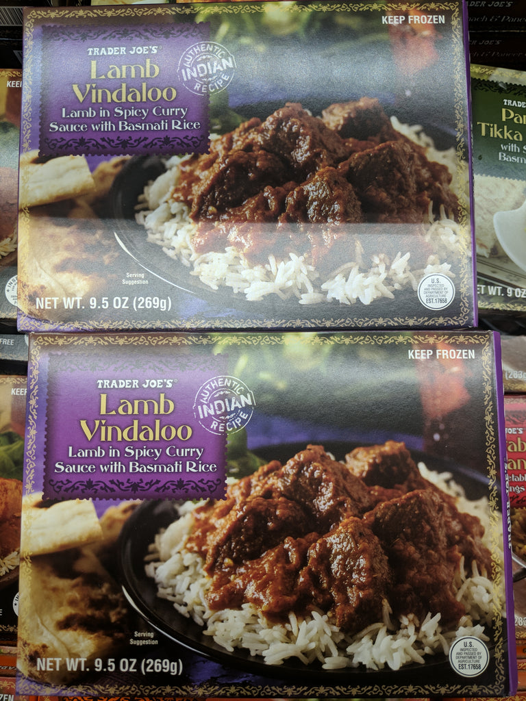 Trader Joe's Lamb Vindaloo (Lamb in Spicy Curry Sauce with Basmati Ric