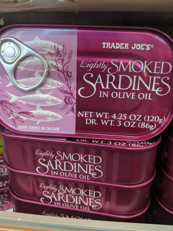 Trader Joe's Lightly Smoked Sardines (in Olive Oil)