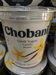 Chobani Vanilla Greek Yogurt (Large)