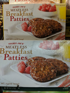 Trader Joe's Meatless Breakfast Sausage Patties
