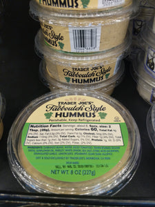 Trader Joe's Tabbouleh Style Hummus