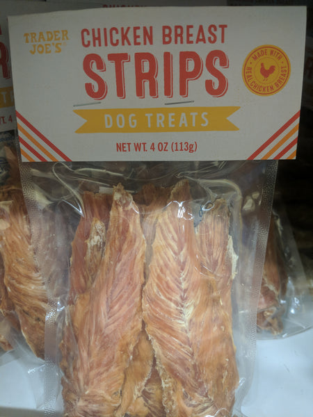 Trader joe's dog on sale chicken breast strips