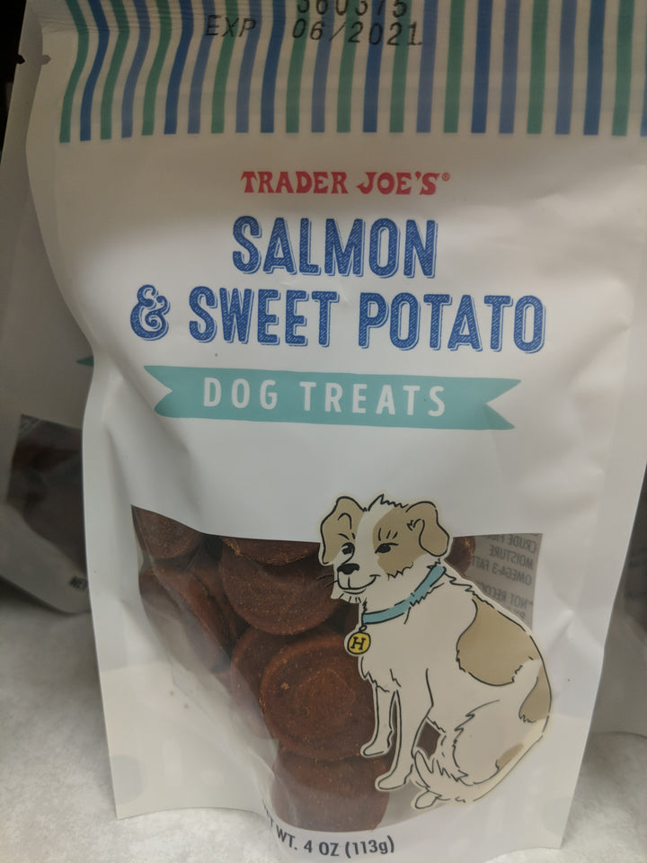 Trader Joe's Salmon and Sweet Potato Dog Treats (For Dogs!) We'll Get