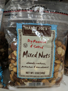 Trader Joe's Dry Roasted and Salted Mixed Nuts