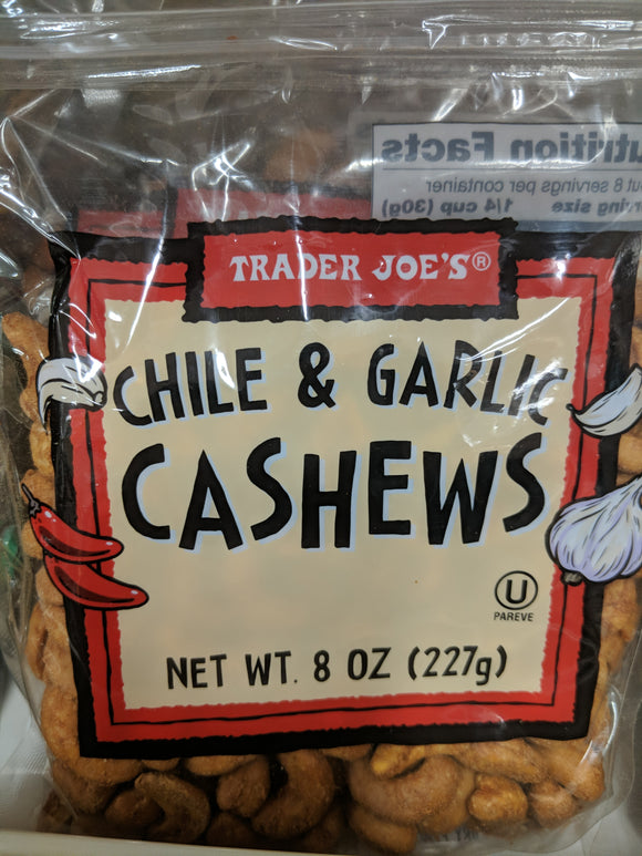 Trader Joe's Chile and Garlic Cashews