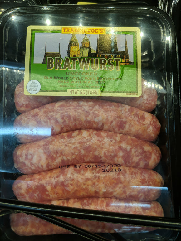 Trader Joe's Uncooked Bratwurst – We'll Get The Food