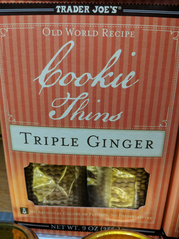 Trader Joe's Cookie Thins (Triple Ginger)