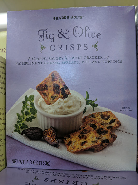 Trader Joe's Fig and Olive Crisps
