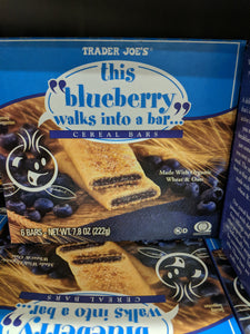 Trader Joe's "This Blueberry Walks Into a Bar…" Blueberry Cereal Bars