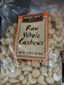 Trader Joe's Raw Whole Cashews