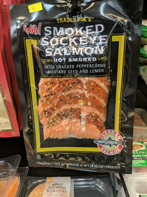 Trader Joe's Wild Smoked Sockeye Salmon (Hot Smoked Alaskan Salmon)