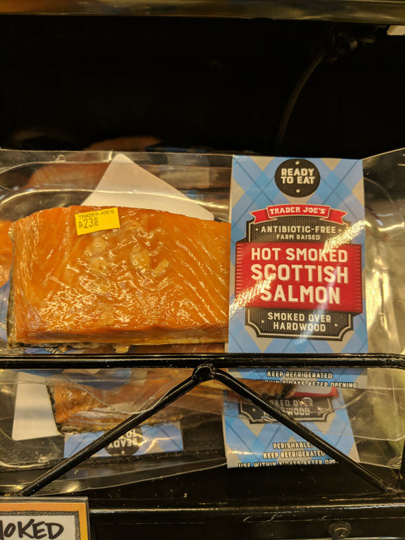 Trader Joe's Hot Smoked Scottish Salmon (Ready to Eat, Smoked over Hardwood)