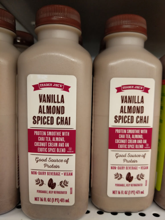 Trader Joe's Vanilla Almond Spiced Chai Non-Dairy Beverage