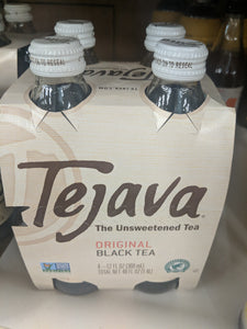 Trader Joe's Tejava (Premium Iced Tea, Handpicked, Microbrewed, Unsweetened) 4 pack