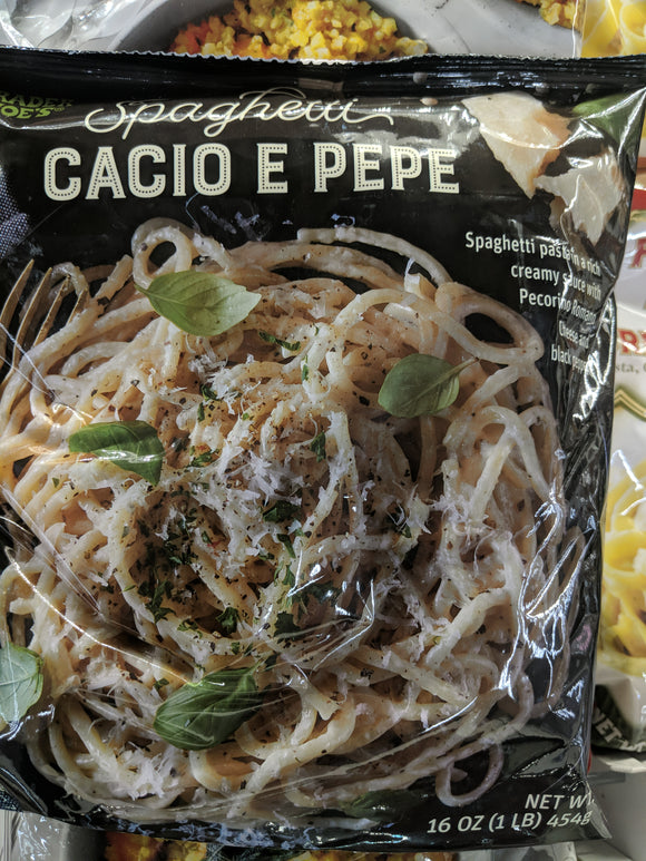 Trader Joe's Spaghetti Cacio e Pepe (Frozen)