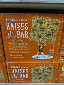 Trader Joe's Raises the Bar Chewy Granola Bar (Maple & Pumpkin Seeds)