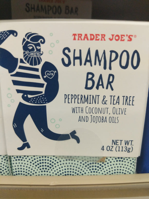 Trader Joe's Peppermint and Tea Tree Shampoo Bar