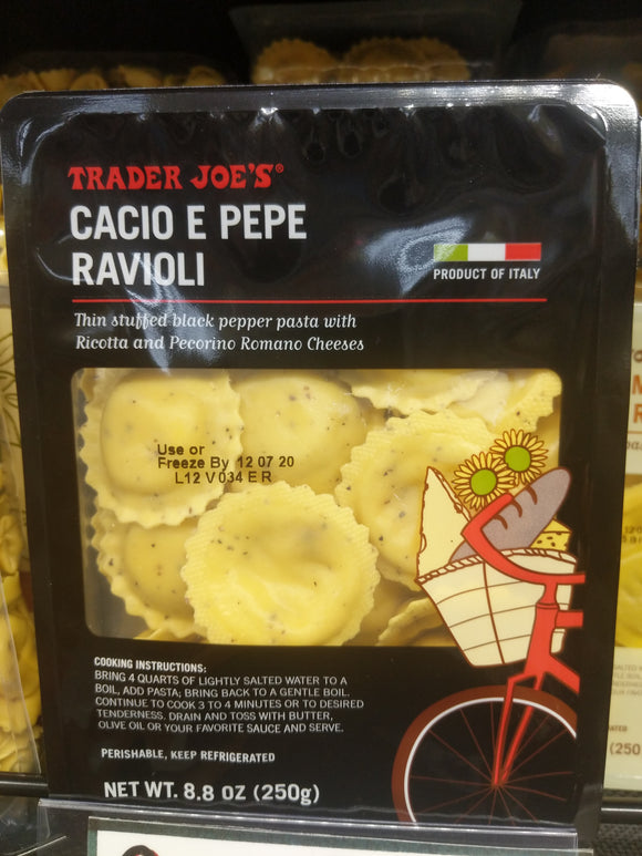 Trader Joe's Cacio e Pepe Ravioli