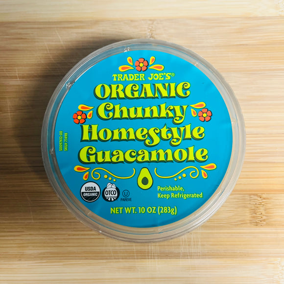 Trader Joe's Organic Chunky Homestyle Guacamole