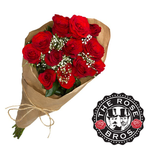 12 Stem Red Rose Bouquet