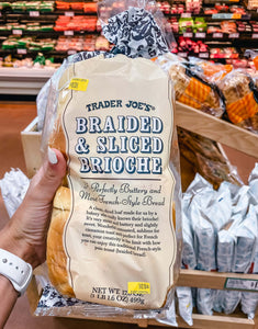 Trader Joe's Braided and Sliced Brioche Bread