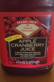 Trader Joe's Apple Cranberry Juice