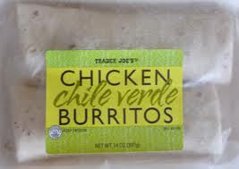 Trader Joe's Chicken Chile Verde Burritos (2 pack)