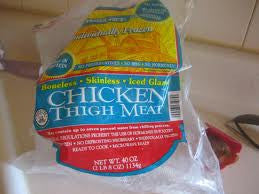 Trader Joe's Chicken Thigh Meat (w/ Rib Meat, Boneless, Skinless, Frozen)