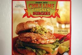Trader Joe's Chile Lime Chicken Burgers (4 Count) (Frozen)