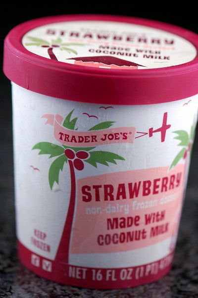 Trader Joe's Coconut Milk Ice Cream (Strawberry)