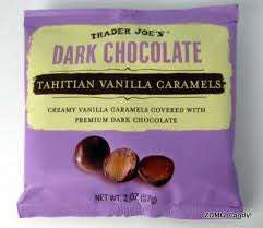 Trader Joe's Dark Chocolate Tahitian Van Caramels