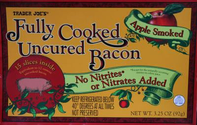 Trader Joe's Cooked Uncured Bacon (Apple Smoked)