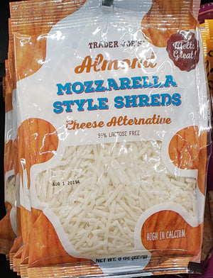 Trader Joe's Almond Mozzarella Style Shreds Alternative Cheese (Dairy Free)