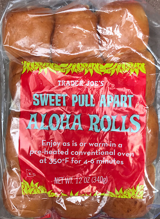 Trader Joe's Sweet Pull Apart Aloha Rolls (4 pack)