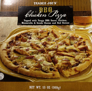 Trader Joe's BBQ Chicken Pizza (w/ Mozzarella and Gouda Cheese and Red Onions, Frozen)