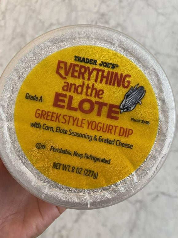 Trader Joe's Everything But The Elote Greek Style Yogurt Dip