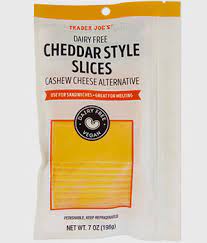 Trader Joe's Vegan Cheddar Cheese Slices (Dairy Free)