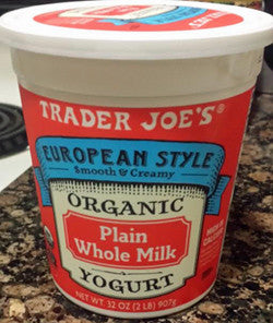 Trader Joe's Organic European Style Whole Milk Yogurt (Plain)