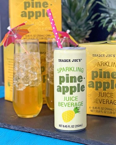 Trader Joe's Sparkling Pineapple Juice Beverage (4 pack)